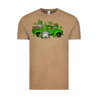 Vintage Coffee st patrick's gnomes farm truck Vintage Tee - Jasminsmagicworld