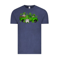 Vintage Denim st patrick's gnomes farm truck Vintage Tee - Jasminsmagicworld