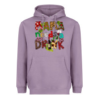 Lavender Mama Needs A Drink Heavyweight Hoodie - FaDigitalArtStudio