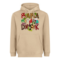 Mushroom Mama Needs A Drink Heavyweight Hoodie - FaDigitalArtStudio