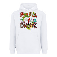 White Mama Needs A Drink Heavyweight Hoodie - FaDigitalArtStudio