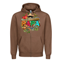 Chestnut Papacita Zipper Hoodie - FaDigitalArtStudio