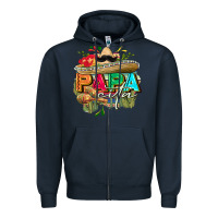 Navy Papacita Zipper Hoodie - FaDigitalArtStudio