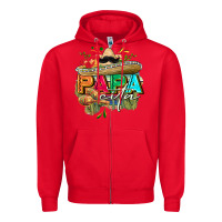 Red Papacita Zipper Hoodie - FaDigitalArtStudio