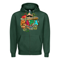 Sports Green Papacita Zipper Hoodie - FaDigitalArtStudio