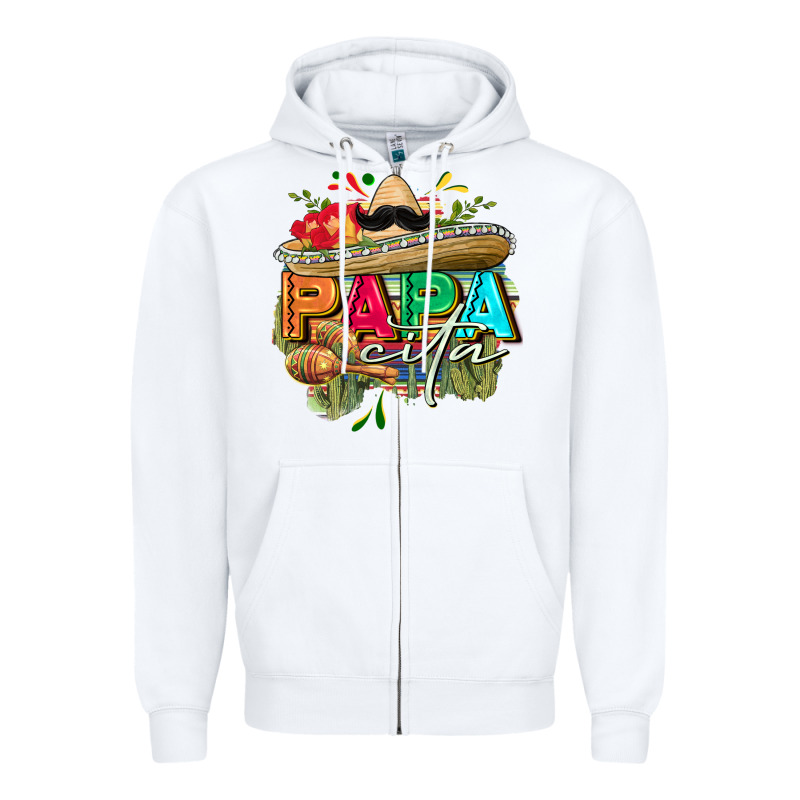 Papacita Zipper Hoodie by FaDigitalArtStudio | Teevron