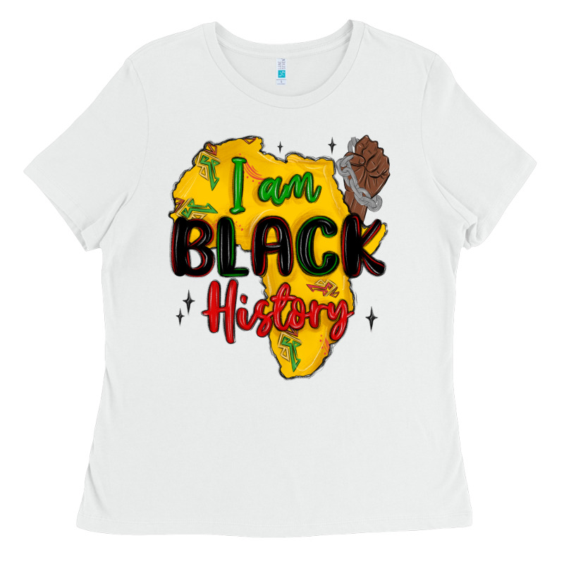 I Am Black History Ladies Tee by MaliasSmallBusiness | Teevron