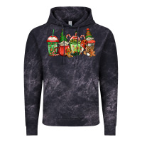 Cloud Black christmas gnomes coffee Vintage Hoodie - Jasminsmagicworld