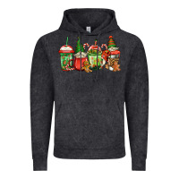 Vintage Black christmas gnomes coffee Vintage Hoodie - Jasminsmagicworld