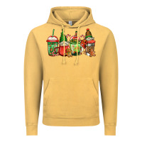 Vintage Mustard christmas gnomes coffee Vintage Hoodie - Jasminsmagicworld
