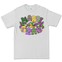 Dove Grey mardi gras Premium Tee - MaliasSmallBusiness