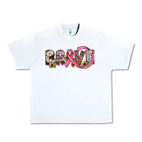 White brave cancer awareness ribbon Urban Heavy Tee - JahusDesignShop