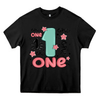 Black one  one one one Heavy Core Tee - MaliasSmallBusiness