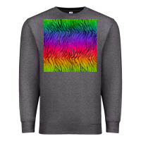 Charcoal Heather colorful tiger seamless pattern Premium Sweatshirt - BundleAndBundleShop