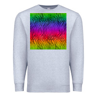 Heather Grey colorful tiger seamless pattern Premium Sweatshirt - BundleAndBundleShop