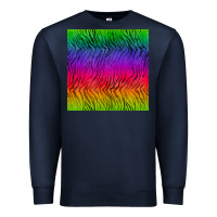 Navy colorful tiger seamless pattern Premium Sweatshirt - BundleAndBundleShop
