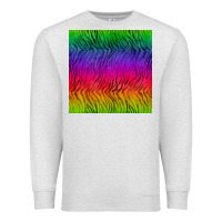 Oatmeal Heather colorful tiger seamless pattern Premium Sweatshirt - BundleAndBundleShop