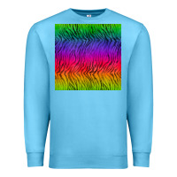 Ocean Blue colorful tiger seamless pattern Premium Sweatshirt - BundleAndBundleShop