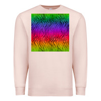 Pale Pink colorful tiger seamless pattern Premium Sweatshirt - BundleAndBundleShop