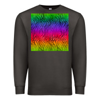 Smoke colorful tiger seamless pattern Premium Sweatshirt - BundleAndBundleShop