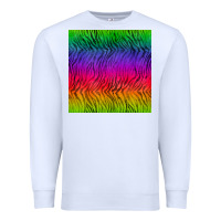 White colorful tiger seamless pattern Premium Sweatshirt - BundleAndBundleShop