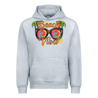 Heather Grey beach vibes Urban Hoodie - RacoonDesign