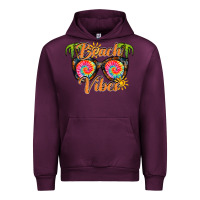 Mauve Wine beach vibes Urban Hoodie - RacoonDesign