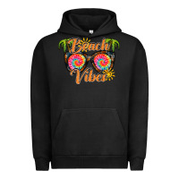 Pigment Black beach vibes Urban Hoodie - RacoonDesign