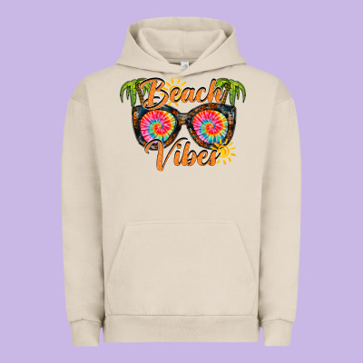 Beach Vibes Urban Hoodie Designed By Racoondesign