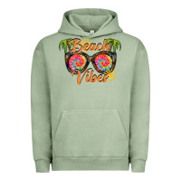 Pigment Oil Green beach vibes Urban Hoodie - RacoonDesign