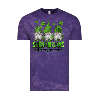 Cloud Purple shenanigans with my gnomies st patricks day gnomes Vintage Tee - Jasminsmagicworld