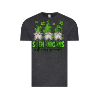 Vintage Black shenanigans with my gnomies st patricks day gnomes Vintage Tee - Jasminsmagicworld