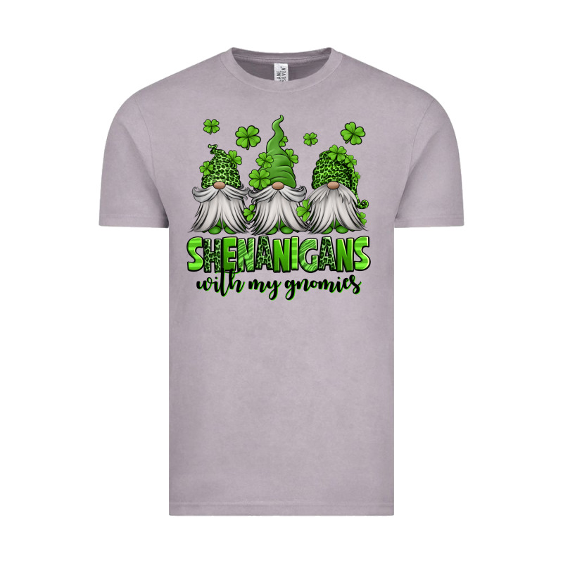 Shenanigans With My Gnomies St Patricks Day Gnomes Vintage Tee by Jasminsmagicworld | Teevron