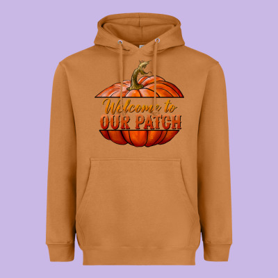 Welcome To Our Patch Heavyweight Hoodie Designed By Bundleandbundleshop