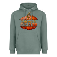 Sage welcome to our patch Heavyweight Hoodie - BundleAndBundleShop