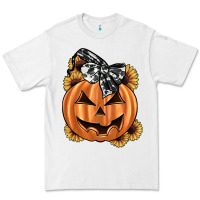 White sunflower pumpkin Premium Tee - JahusDesignShop