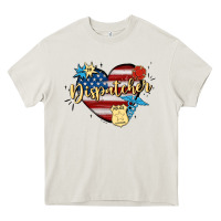Cream 911 dispatcher Heavy Core Tee - MaliasSmallBusiness