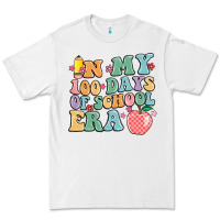 White in my 100 days of school era Premium Tee - MaliasSmallBusiness