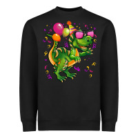 Black birthday t rex pink Heavyweight Sweatshirt - CowGirlArtShop