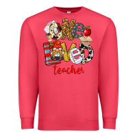 Cardinal One Loved Teacher Premium Sweatshirt - FaDigitalArtStudio
