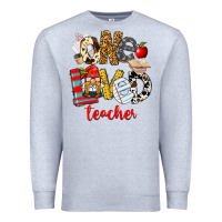 Heather Grey One Loved Teacher Premium Sweatshirt - FaDigitalArtStudio