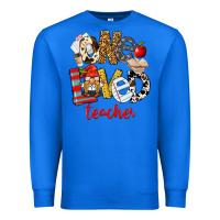 True Royal One Loved Teacher Premium Sweatshirt - FaDigitalArtStudio