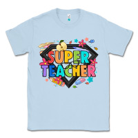 Dusty Blue super teacher Classic Tee - Artiststas
