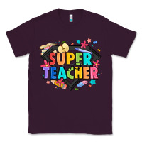 Plum super teacher Classic Tee - Artiststas