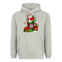 Moon Dust Christmas Santa Claus Coffee Cup Heavyweight Hoodie - FaDigitalArtStudio