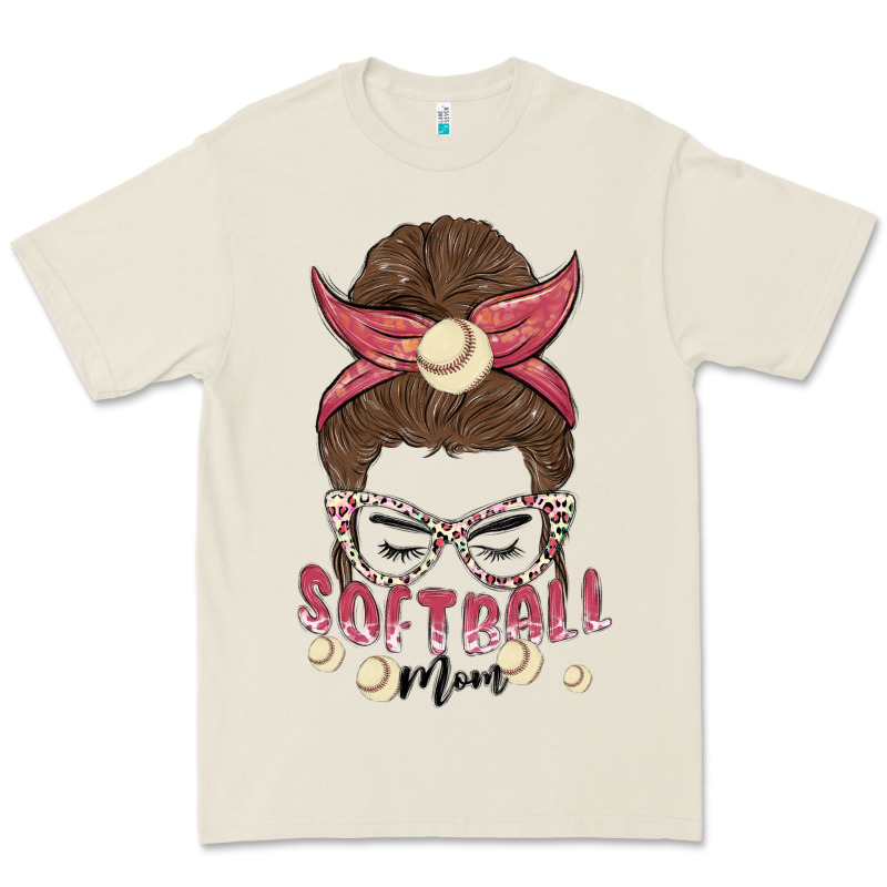 Softball Mom Premium Tee by MaliasSmallBusiness | Teevron