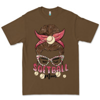 Cacao softball mom Premium Tee - MaliasSmallBusiness