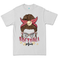 Dove Grey softball mom Premium Tee - MaliasSmallBusiness