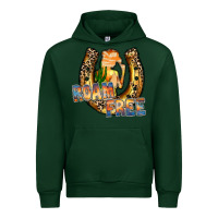 Forest Green cowgirl horseshoe Urban Hoodie - RacoonDesign