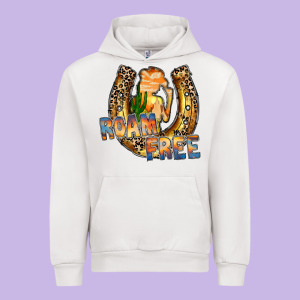 Cowgirl Horseshoe Urban Hoodie Designed By Racoondesign